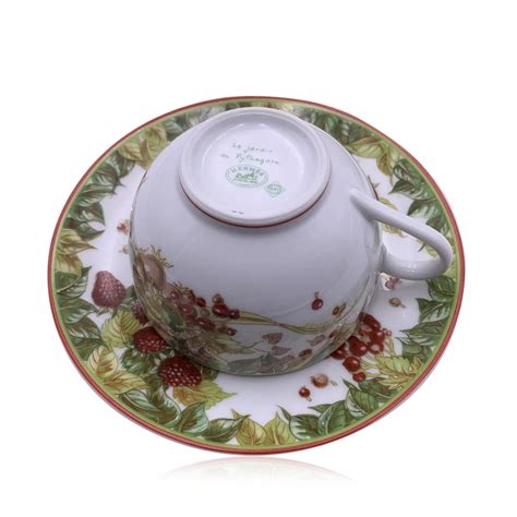 hermes rose porcelaine|hermes porcelain tea cups.